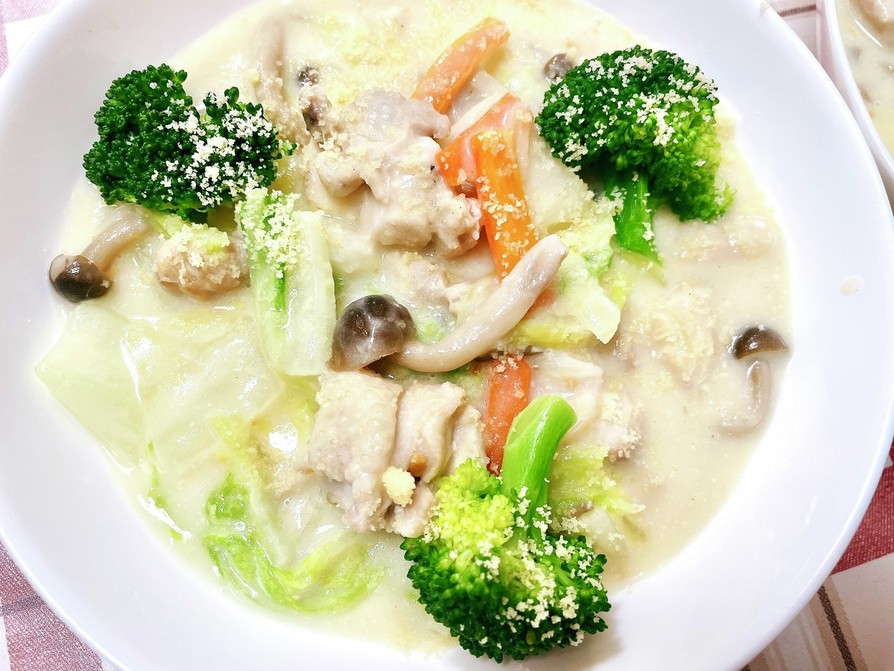 【米粉で♪】白菜と鶏肉のクリーム煮の画像