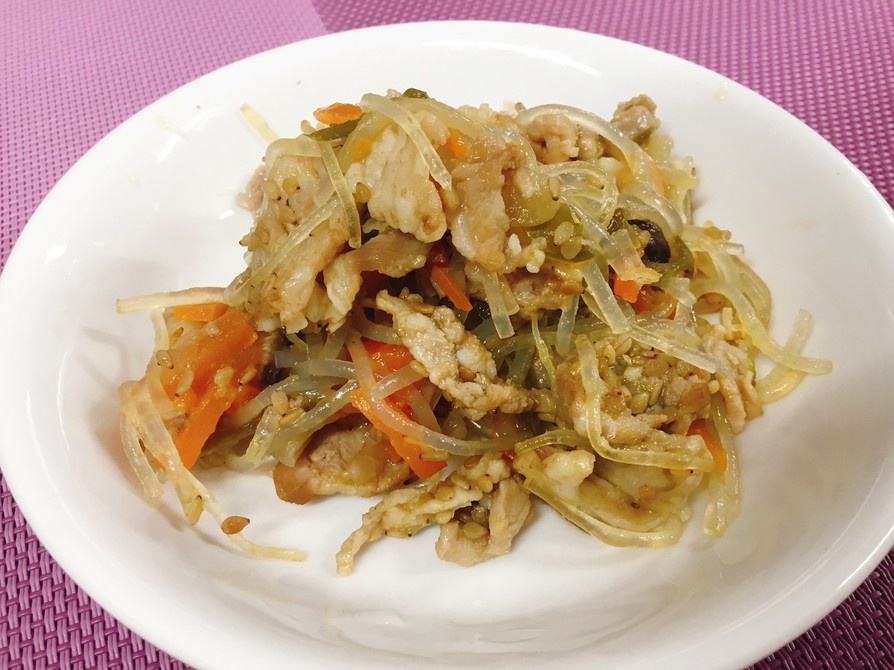 【保育園給食】チャプチェ のイメージ