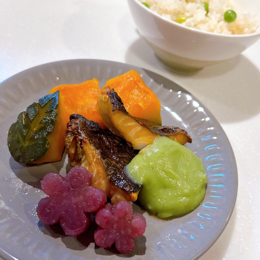 白身魚(黒ソイ)の幽庵焼き ✽そら豆餡✽の画像