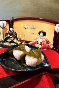 超超超簡単な桜餅✿お雛様✿ひな祭り✿
