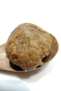 菊芋粉末で作る味噌玉