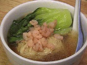 むき小海老の汁麺 de Tanto!