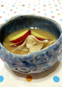 さつま芋と舞茸のお味噌汁
