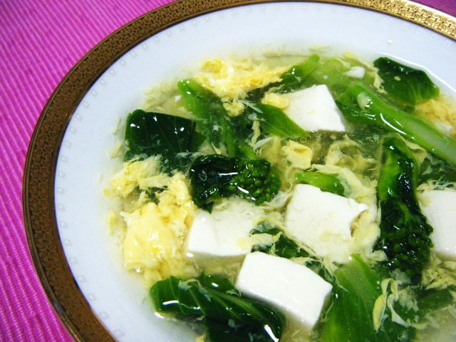 菜の花と豆腐の三寒四温スープ レシピ 作り方 By 朝まと クックパッド 簡単おいしいみんなのレシピが370万品