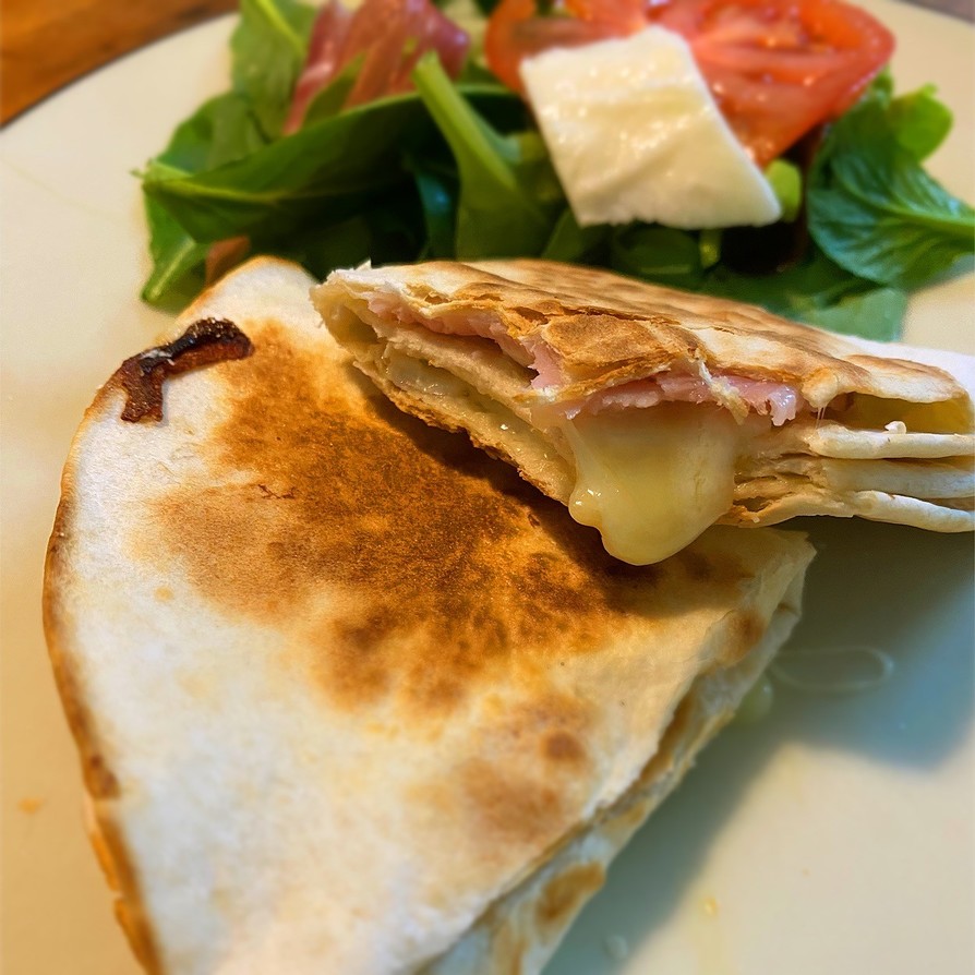  2分間のチーズケサディーヤのレシピ