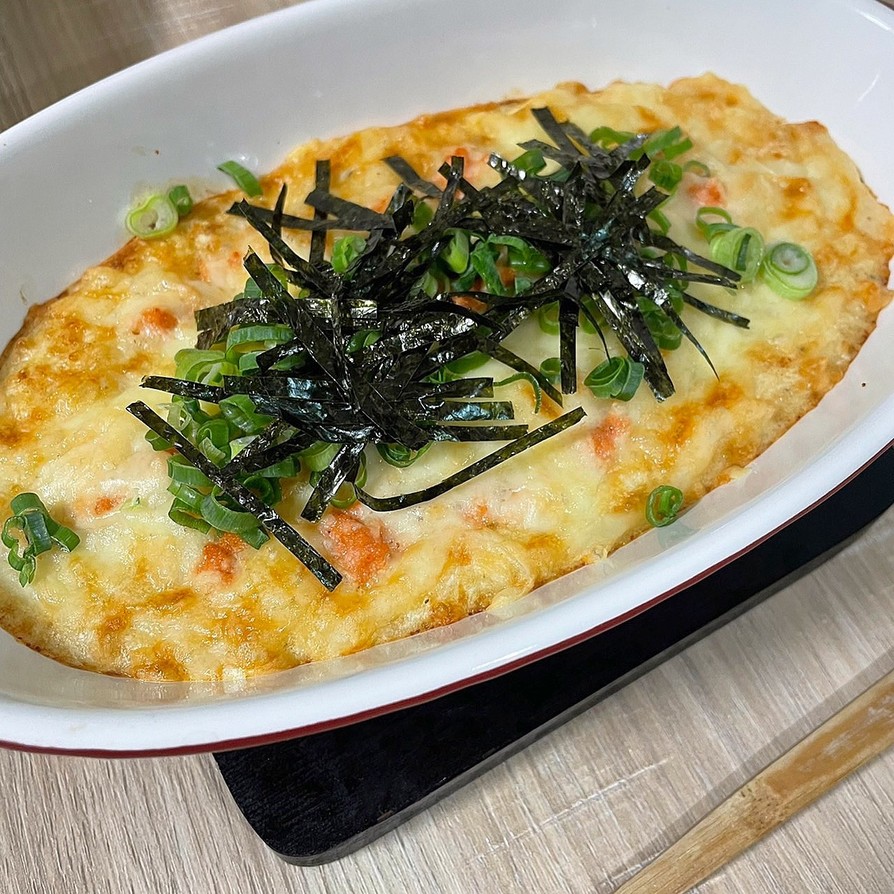 喜晴秘伝の特製塩出汁長芋の明太チーズ焼きの画像