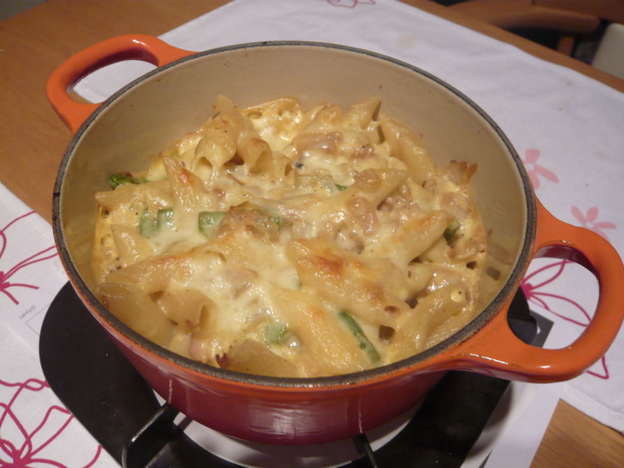  3種のチーズのパスタベイクレシピ