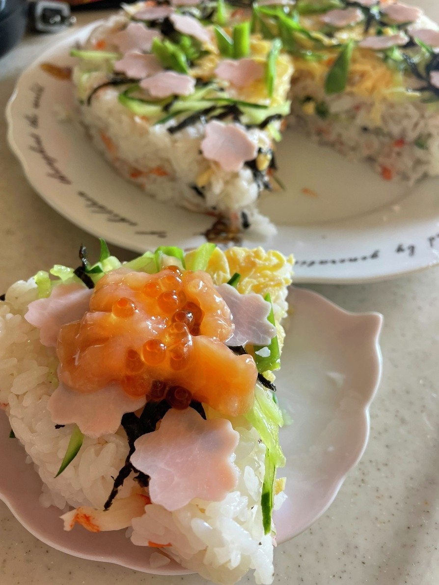 春色デコレーションちらし寿司の画像