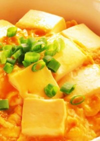 豆腐+玉ねぎ+卵の高タンパクダイエット丼