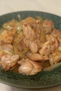 鶏モモ肉の梅肉ソース炒め