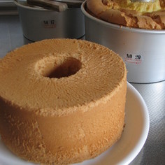基本*プレーンシフォンケーキ 基本*プレーンシフォンケーキ