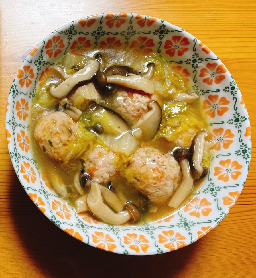 柚子胡椒風味の肉団子スープの画像