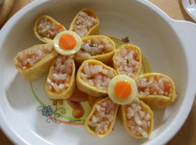 離乳食 お花のオムライス