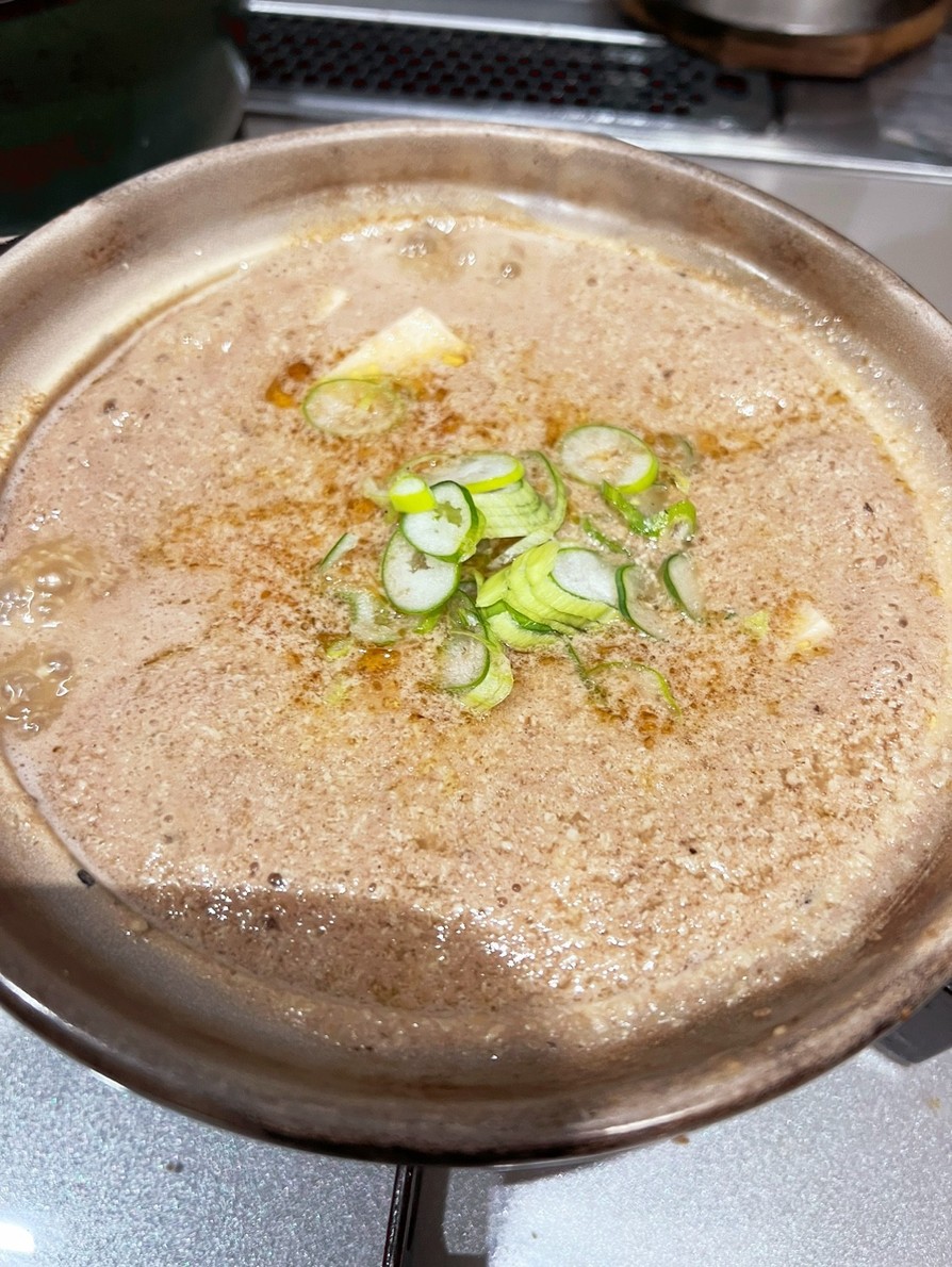 ごまクルミ味噌、鍋の画像