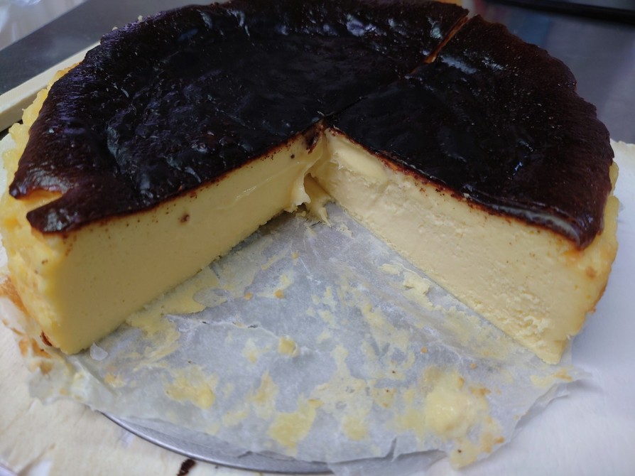 【本格】バスク風チーズケーキの画像