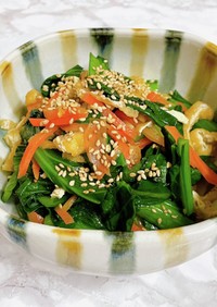 小松菜のカラフルナムル