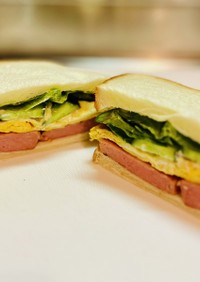 スパムの定番サンドイッチ