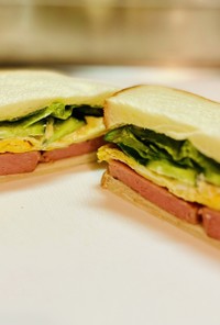 スパムの定番サンドイッチ