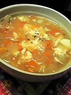 ★豆腐と野菜のチーズコンソメスープ★の画像