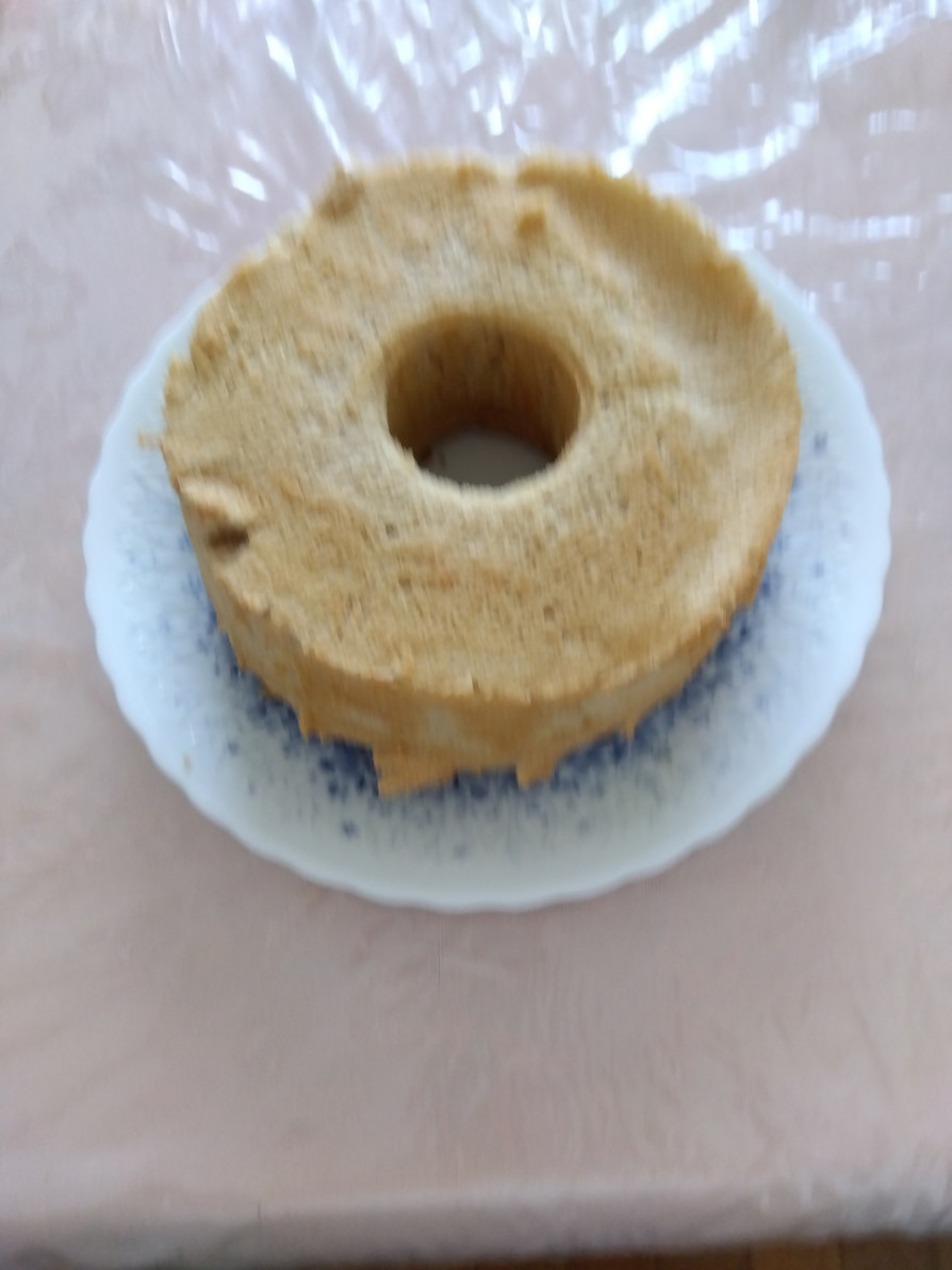 レモンティーの紅茶シフォンケーキのレシピの画像