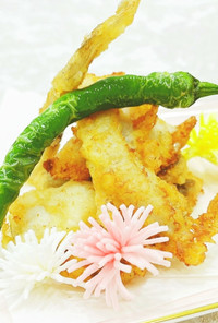 げんげの天ぷら～魚の駅生地～