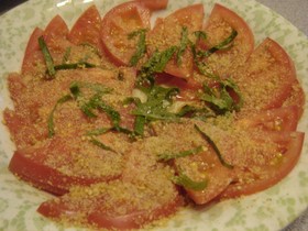 さっぱりトマトサラダ