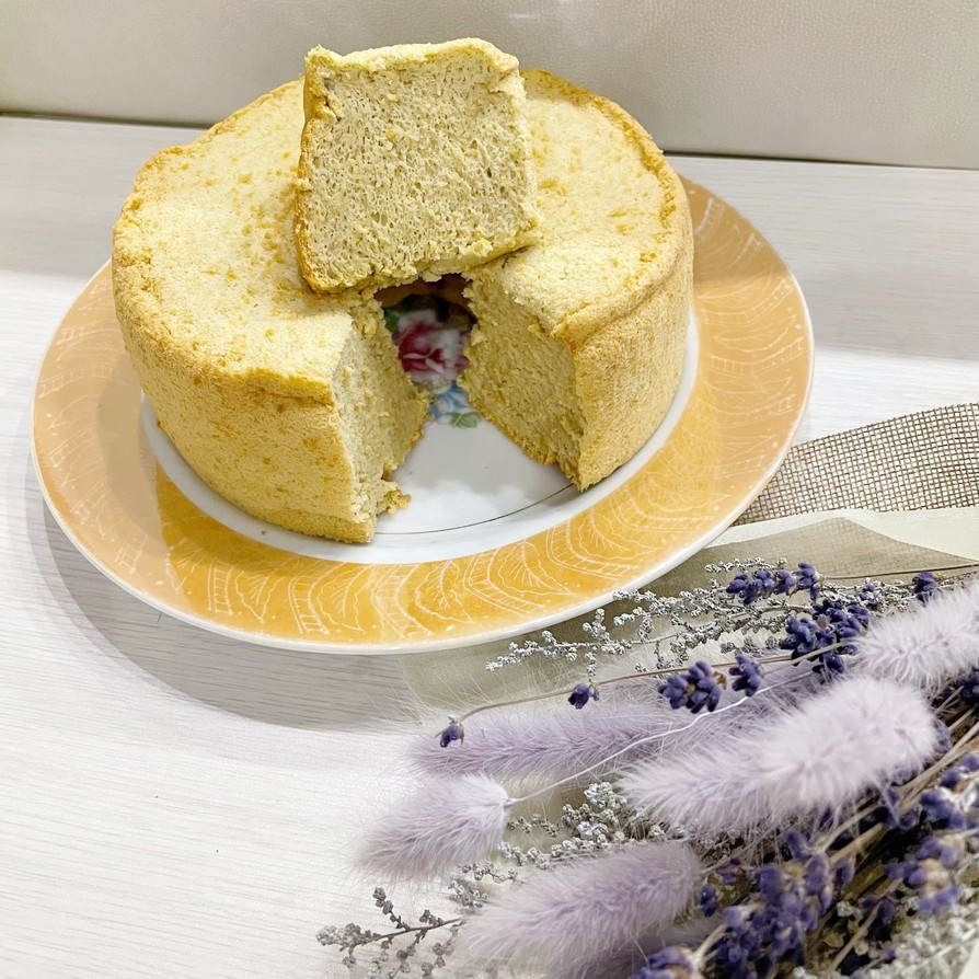 【離乳食おやつ】米粉シフォンケーキの画像