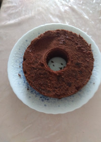 ココアシフォンケーキのレシピ