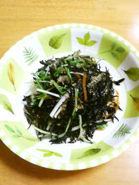 ひじきと水菜の煮物