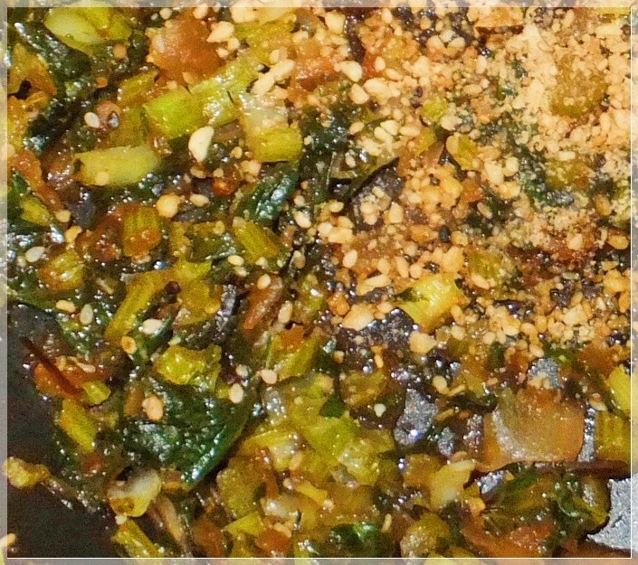 かぶの葉ふりかけ★黒酢生姜醤油味の画像