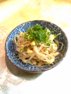 メンマじゃないけど…♪メンマ味のもやし