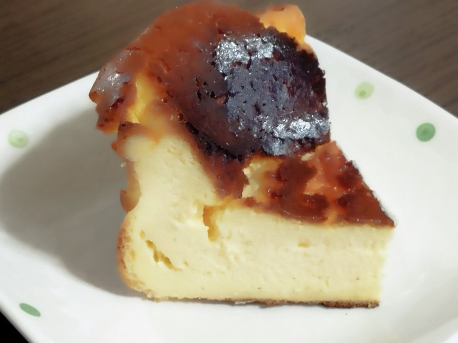 混ぜて焼くだけ簡単!バスク風チーズケーキの画像