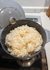 STAUB 玄米の炊き方 
