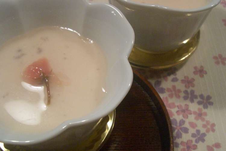ほっ 桜の杏仁プリン レシピ 作り方 By がっこいぶり クックパッド 簡単おいしいみんなのレシピが376万品