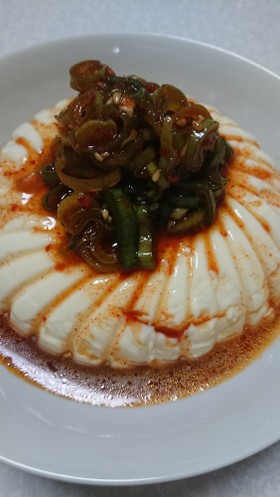 韓国風ピリ辛冷や奴
