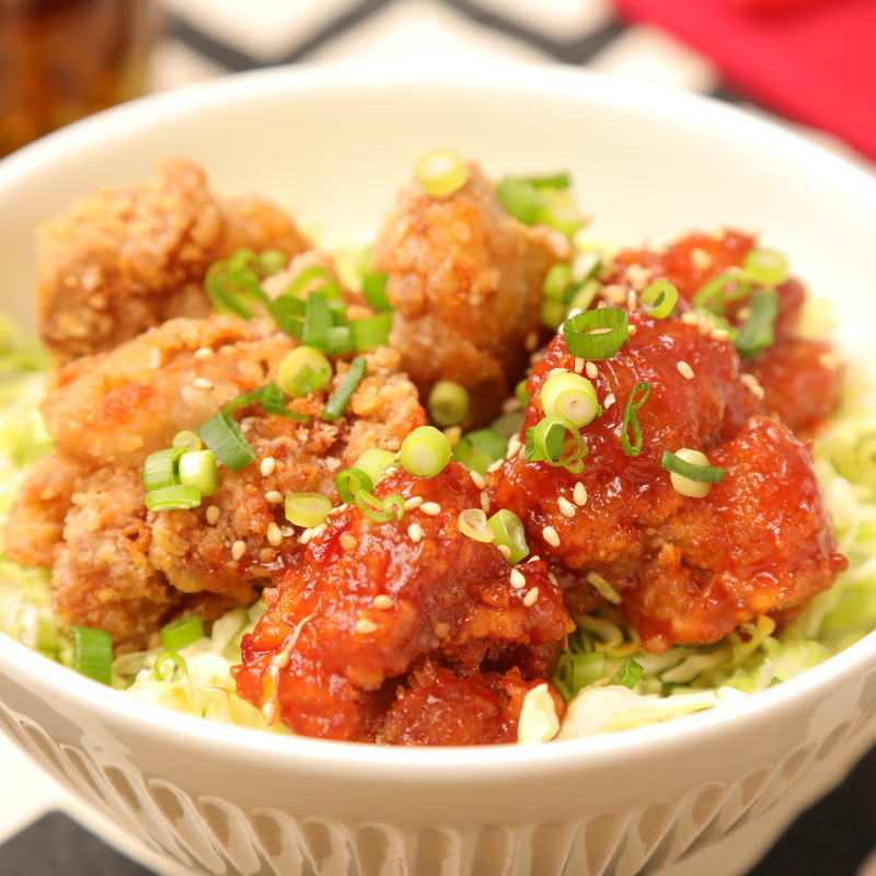 からあげ丼のレシピ
