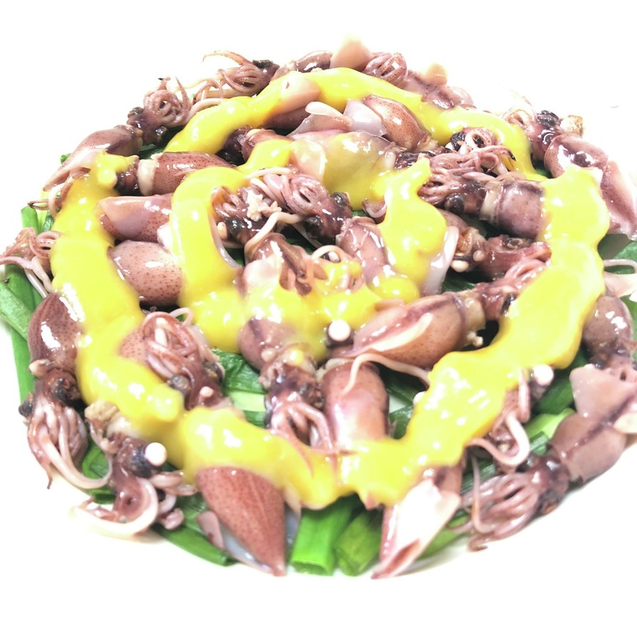 ホタルイカとわけぎの酢味噌和えダイエットの画像