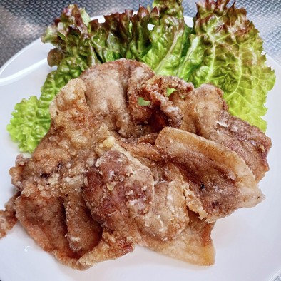 豚肉の唐揚げ (花椒風味)の写真