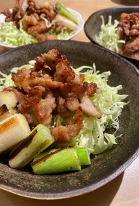 カリカリ豚の生姜焼き