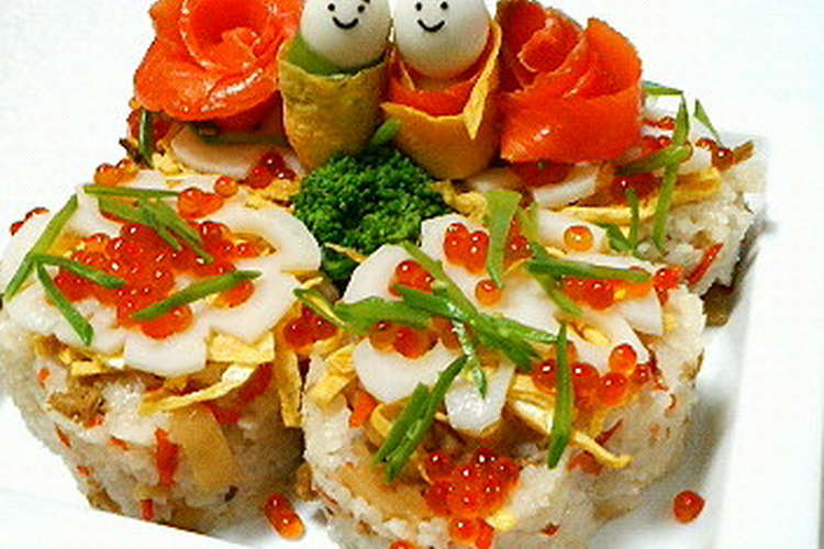 可愛い チラシ寿司 おひな祭りにどうぞ レシピ 作り方 By もんまりきん クックパッド 簡単おいしいみんなのレシピが349万品