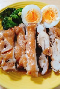 ”酢の素”で作る鶏もも肉のガリバタお酢煮