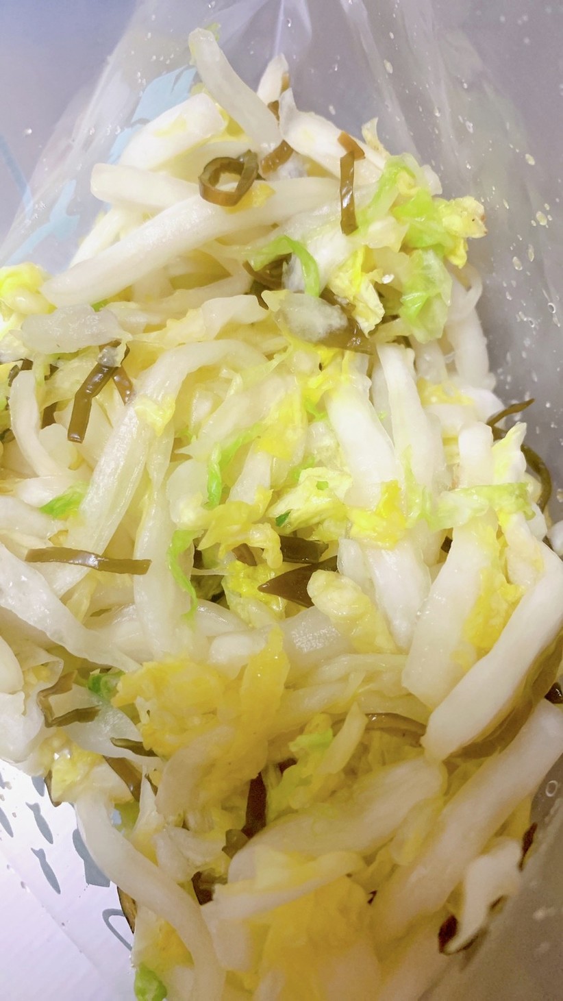 白菜の漬物の画像