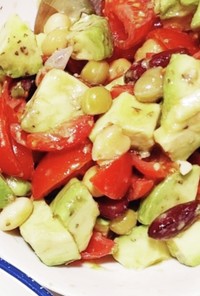 アボカド豆サラダ