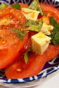 【簡単一品】トマト大葉チーズ