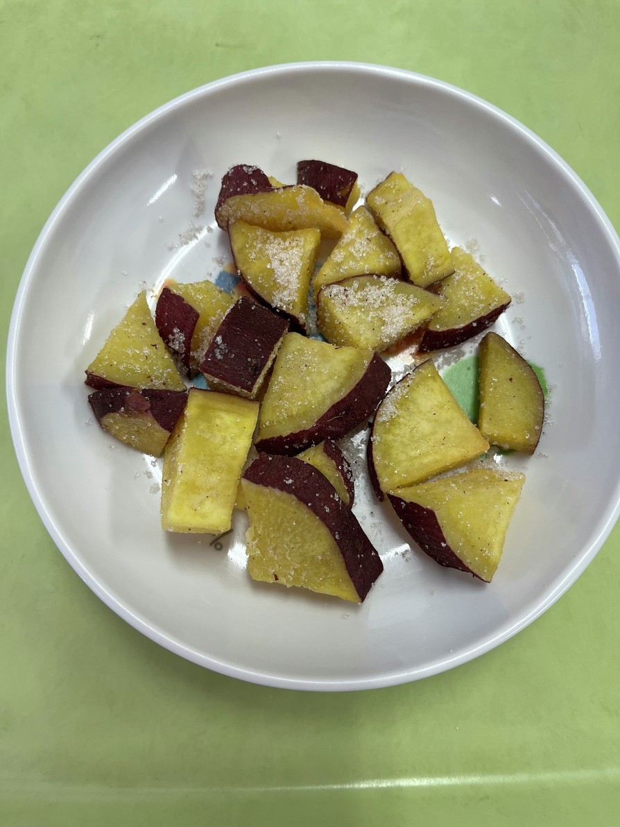 【保育園給食】さつま芋のシナモンシュガーの画像