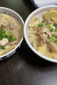 筍ご飯　with 鶏もも肉で旨味up