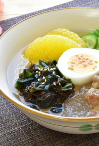 盛岡風海藻冷麺