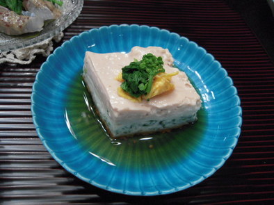 ひな祭りに☆菱餅風ゴマ豆腐の写真