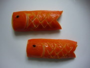 お弁当に♪鯉のぼりウインナーの写真