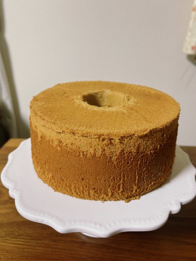 米粉のコーヒーシフォンケーキの写真